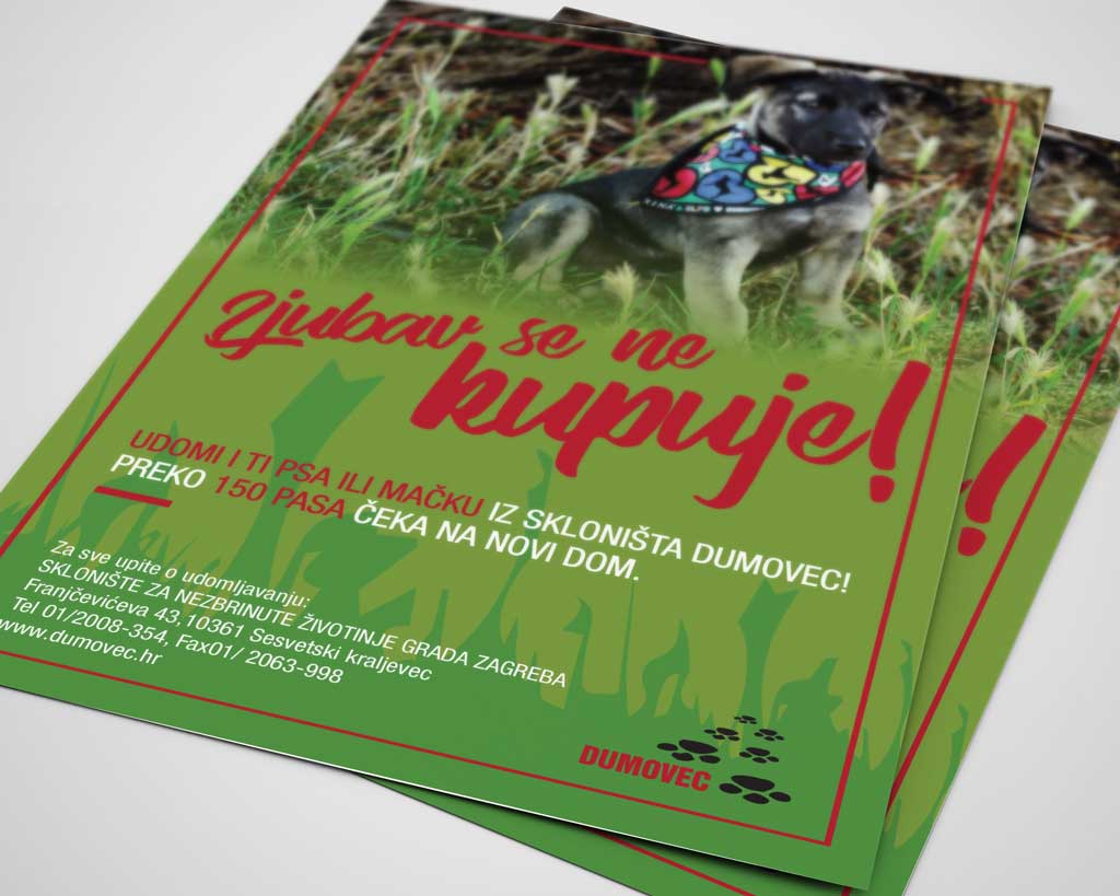 Letak Ljubav se ne kupuje - Dumovec