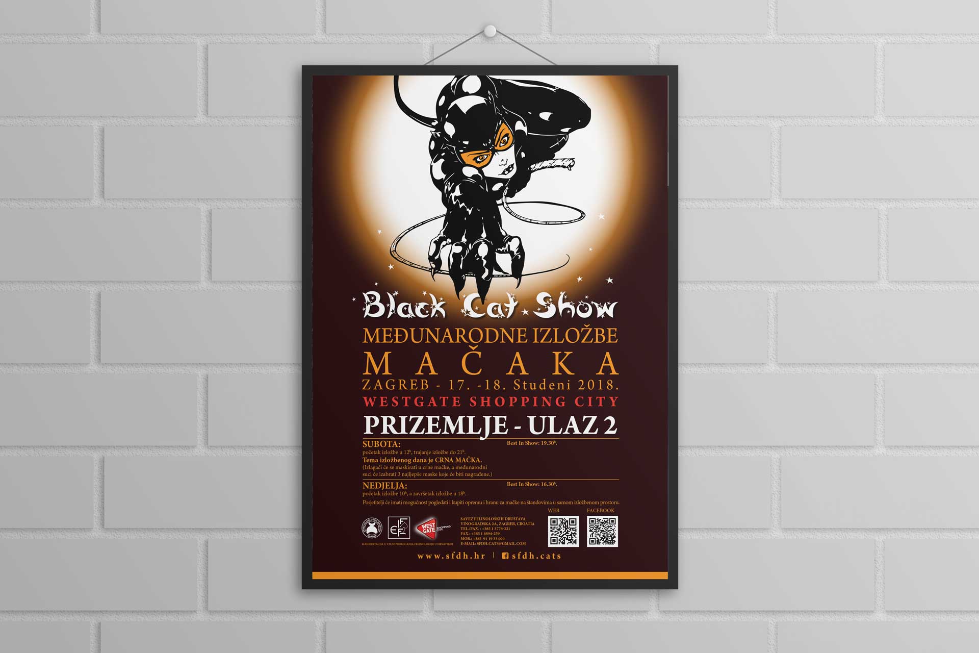 Poster Izložba mačaka