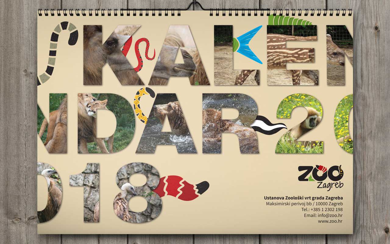 Kalendar ZOO 2018 Naslovna stranica