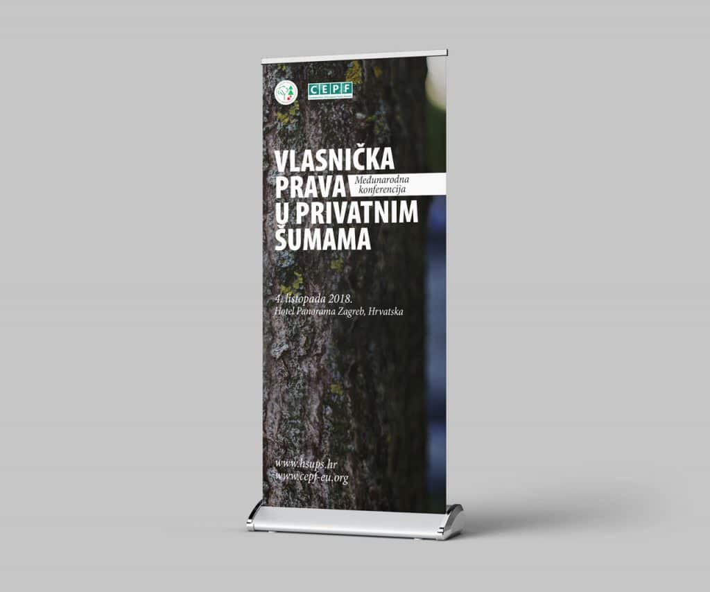 Izrada rollupa za konferenciju "Vlasnička prava"