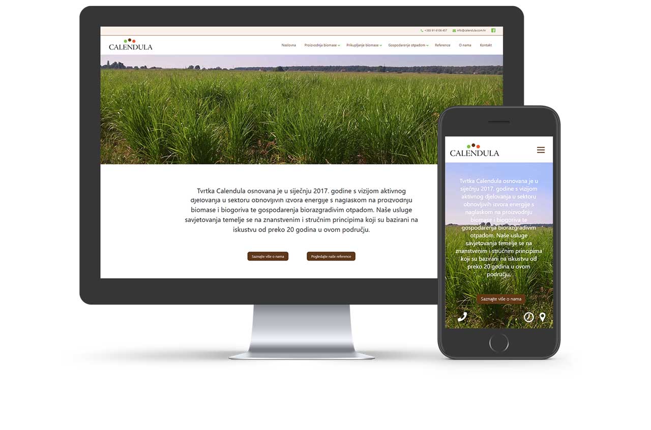 Calendula web stranica