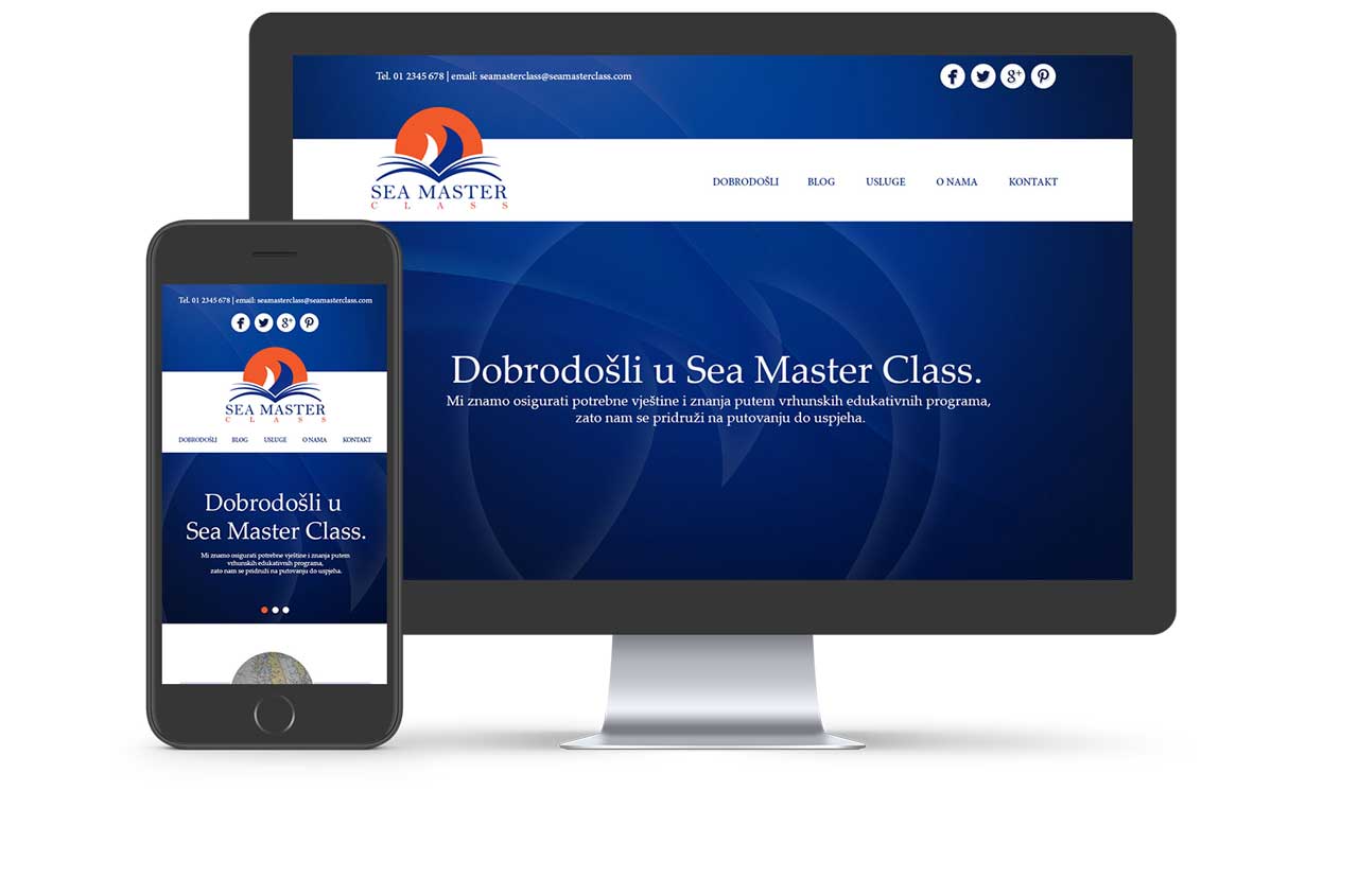 Web stranica Sea Master Class
